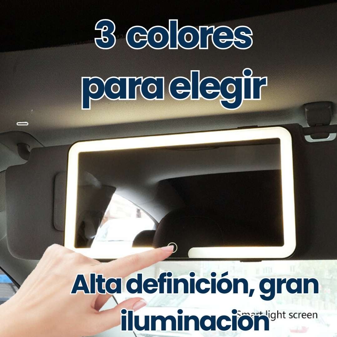 ESPEJO LED PARA CARRO | RETOCA TUS VIAJES!