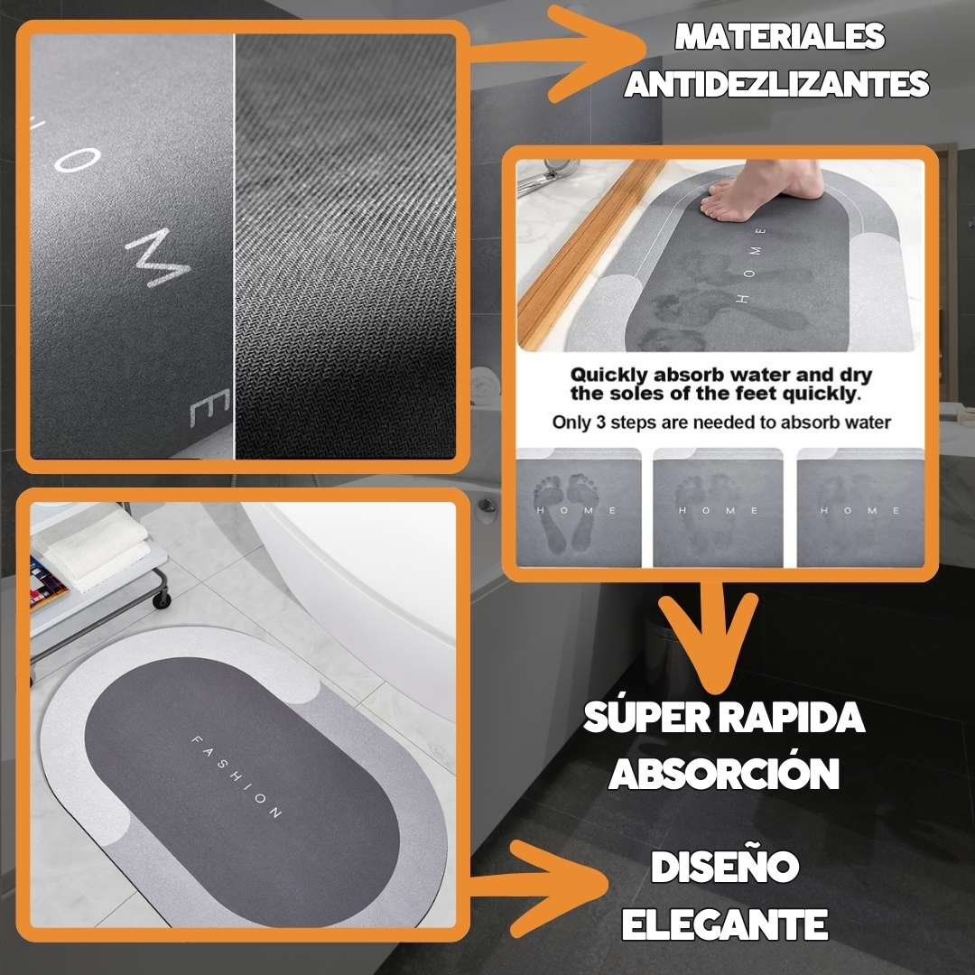 COMBO ABSORBENTE | TRAPEADOR GIRATORIO + TAPETE ABSORBENTE | PAGA AL LLEGAR