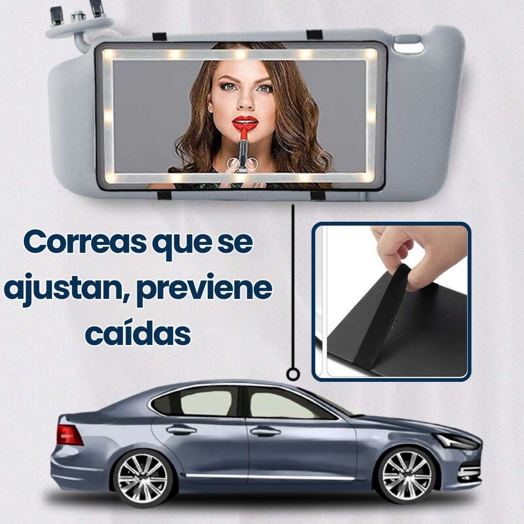 ESPEJO LED PARA CARRO | RETOCA TUS VIAJES!