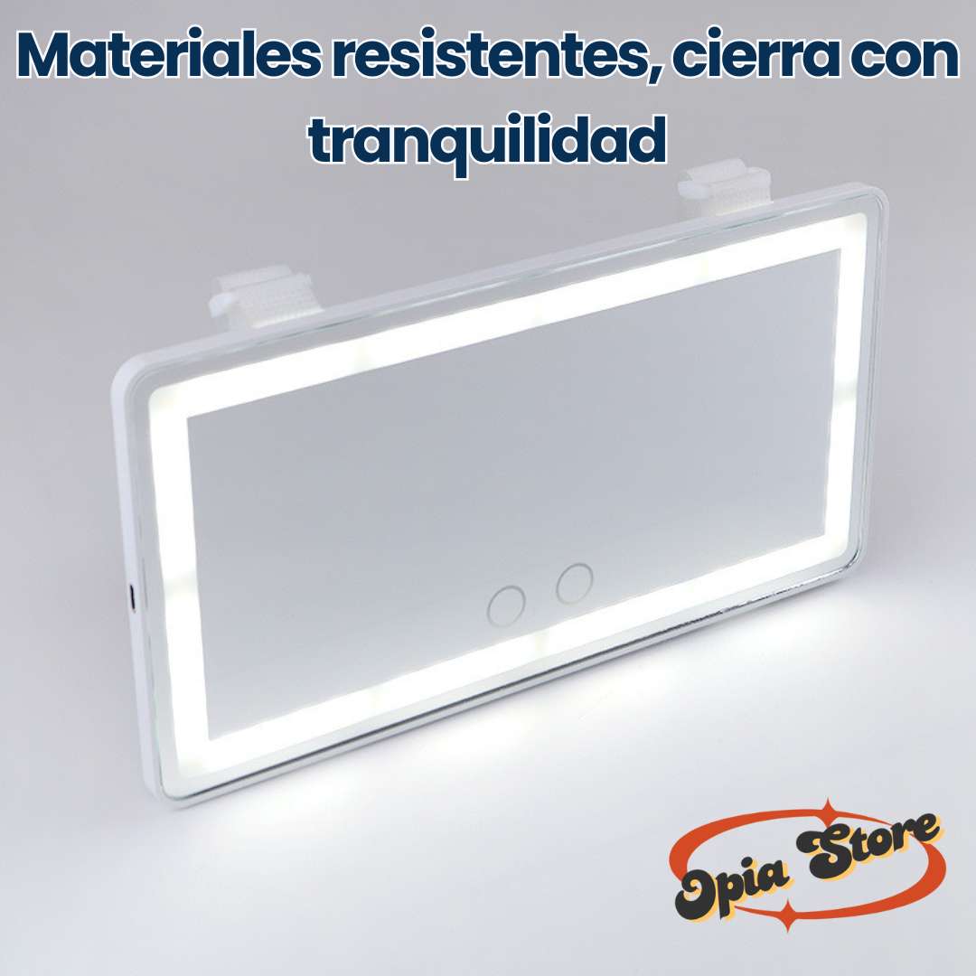 ESPEJO LED PARA CARRO | RETOCA TUS VIAJES!