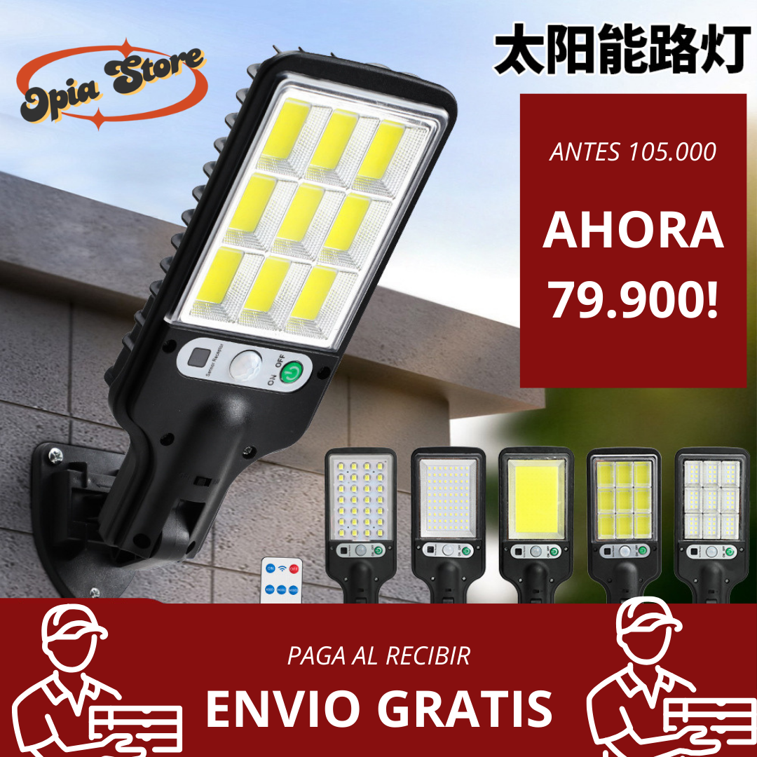 Luz Solar LED | ILUMINACION EXTERIOR